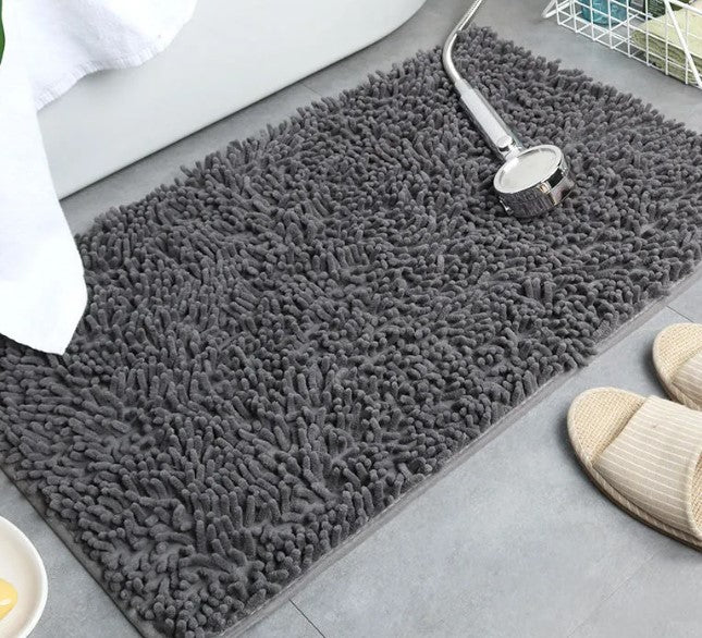 Thick Plush Microfibre Bathroom Floor Mat – Super Absorbent, Non-Slip, Multi-Size