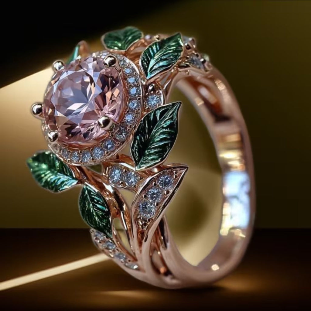 Floral Halo Ring