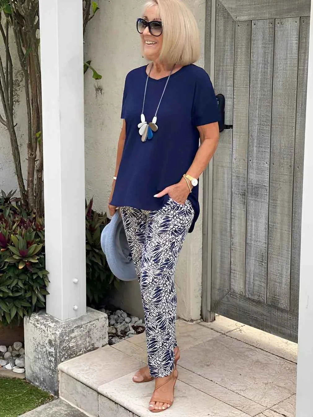 Lightweight Two-Piece Set with a Relaxed, Airy Silhouette