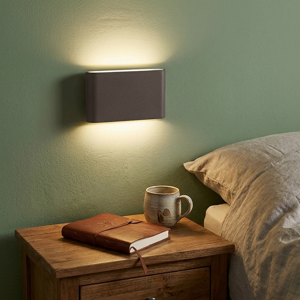 Modern Architectural Up Down Wall Light - IP65 Aluminum Sconce