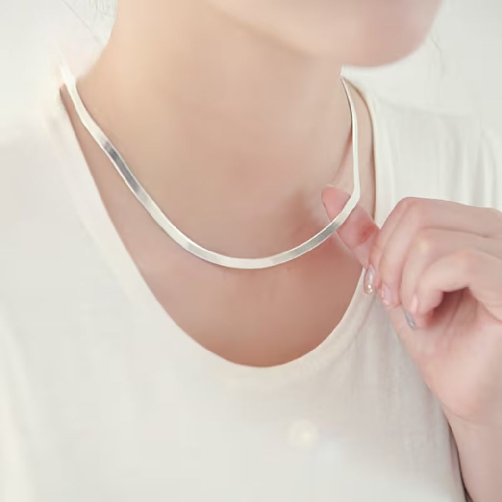 Herringbone Chain Necklace