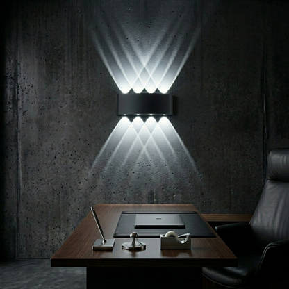 Indoor/Outdoor Aluminum LED Wall Lamp – IP65 Waterproof Decorative Sconce