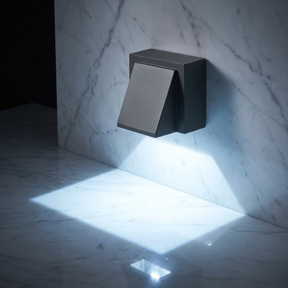 Modern Minimalist Angled LED Wall Sconce - Waterproof Outdoor & Indoor Light