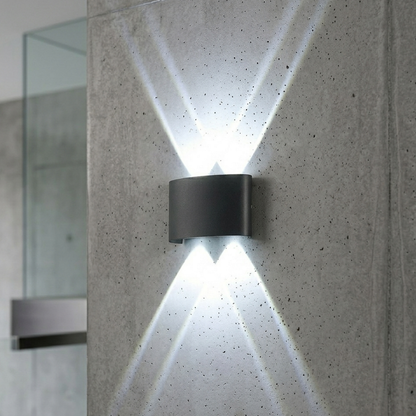 Modern LED Up Down Wall Sconce – IP65 Waterproof Indoor/Outdoor Aluminum Light