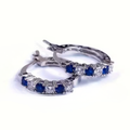 Stream Hoop Earrings in Four Colours