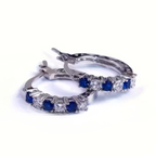 Stream Hoop Earrings in Four Colours