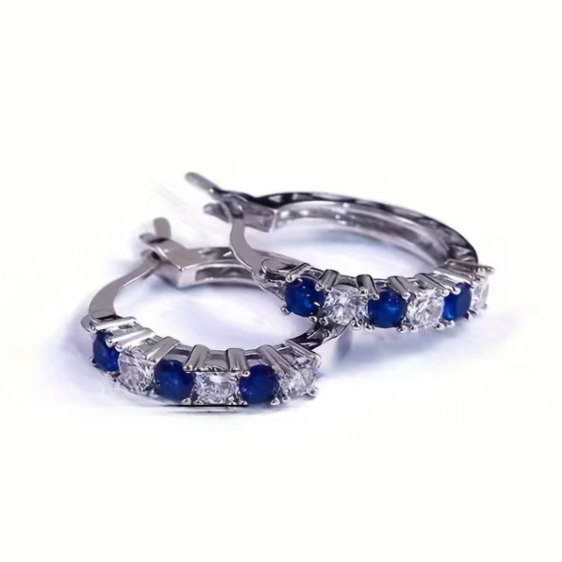 Stream Hoop Earrings in Four Colours
