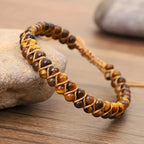 Tijgeroog-kralenarmband