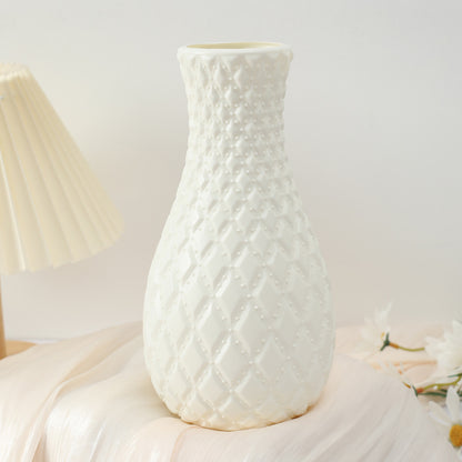 Nordic Style Plastic Decorative Vase – Break-Resistant, Lightweight, Multiple Colours