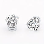 Sparkly Magnetic Clip-On Earrings in Three Sizes
