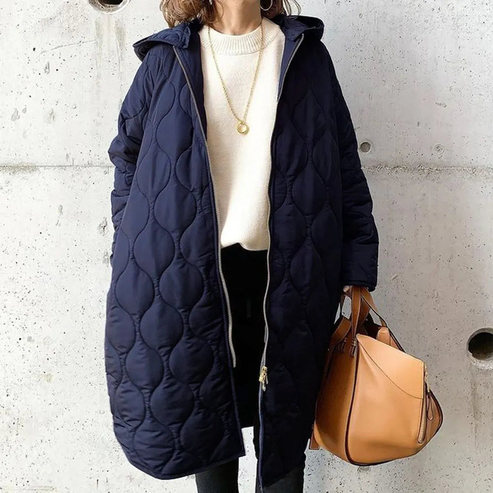 Cosy One-Size Winter Coat for Relaxed Cold-Weather Days