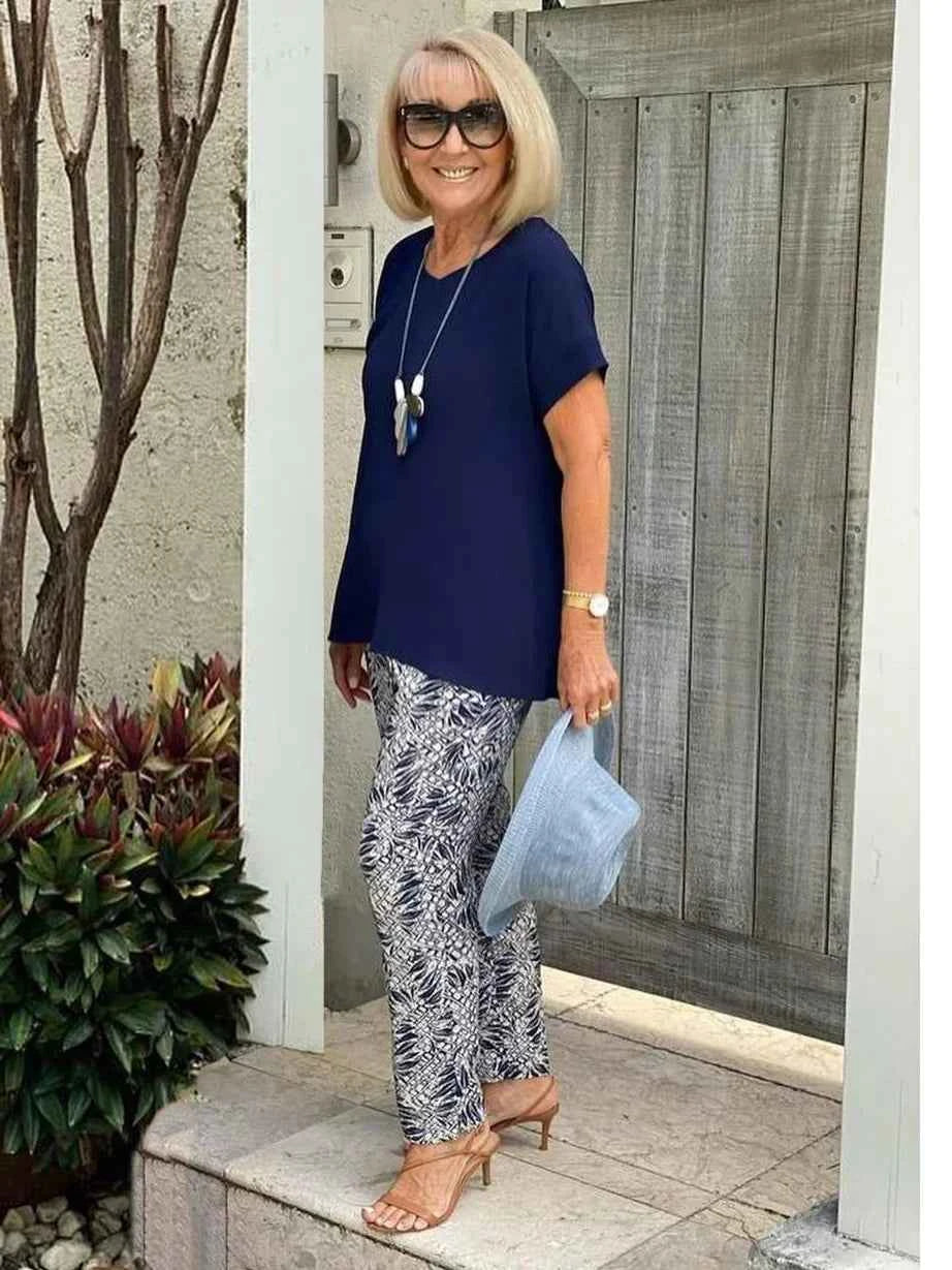 Lightweight Two-Piece Set with a Relaxed, Airy Silhouette