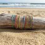 Boho Colourful Beaded Bracelet Set