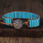 Turquoise Tube Bead Wrap Bracelet