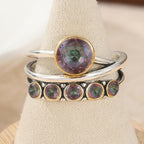 Bohemian Artistic Cubic Zirconia Inlaid Ring
