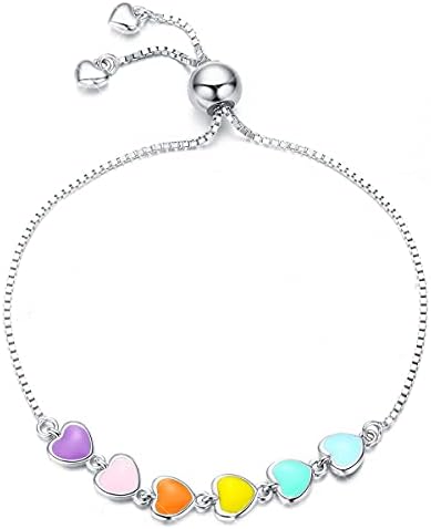 Adjustable 925 Sterling Paw Print Charm Bracelet