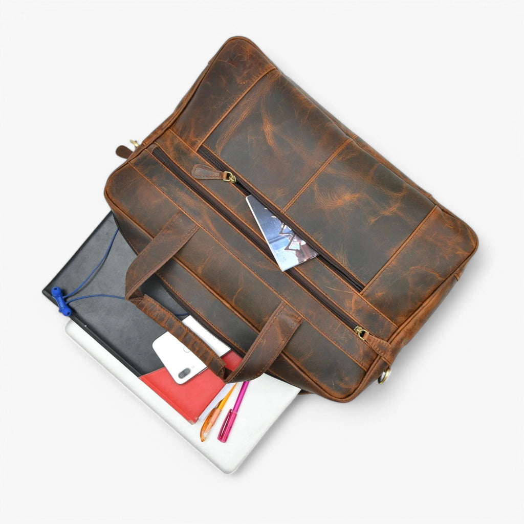 Timeless Leather Professional Document Bag for Meetings