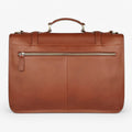 Sleek Timeless Genuine Leather Document and Laptop Folio Bag