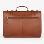 Sleek Timeless Genuine Leather Document and Laptop Folio Bag