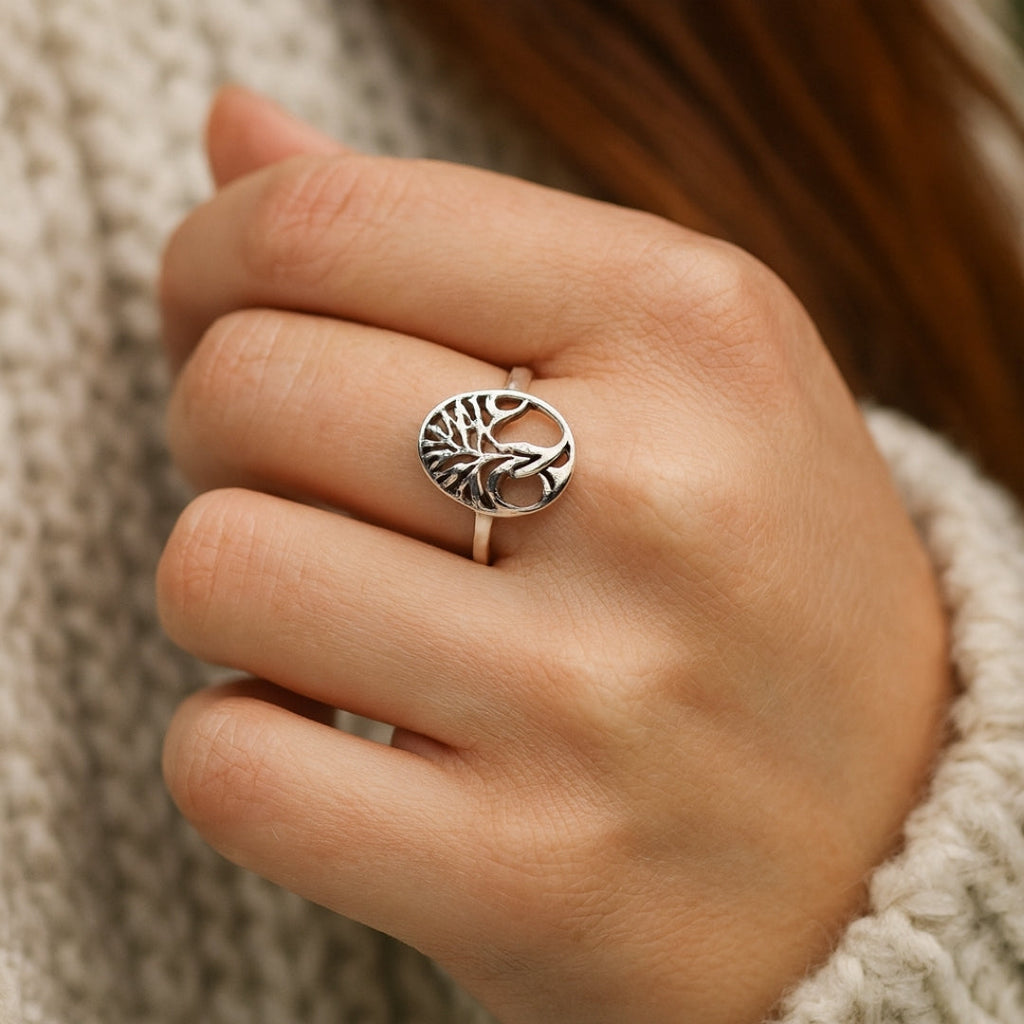 Tree of Life Hollow Ring