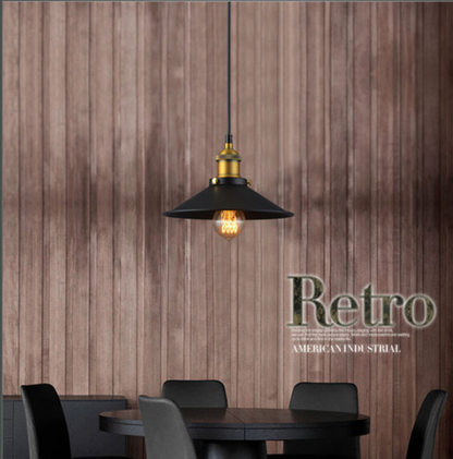 Industrial Pendant Light – Vintage Iron Ceiling Lamp for Kitchen, Dining & Hallway