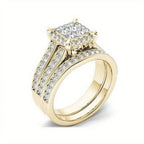 Vintage Stackable Zirconia Bridal Ring