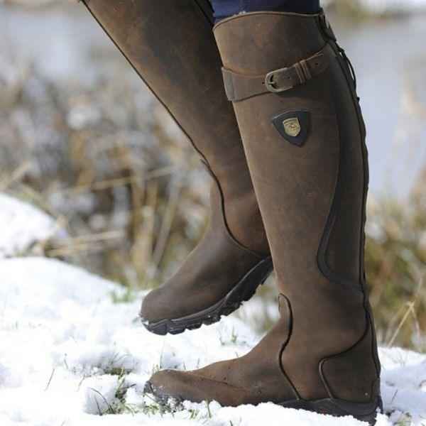 Waterdichte laarzen met strak, beenverlengend silhouet