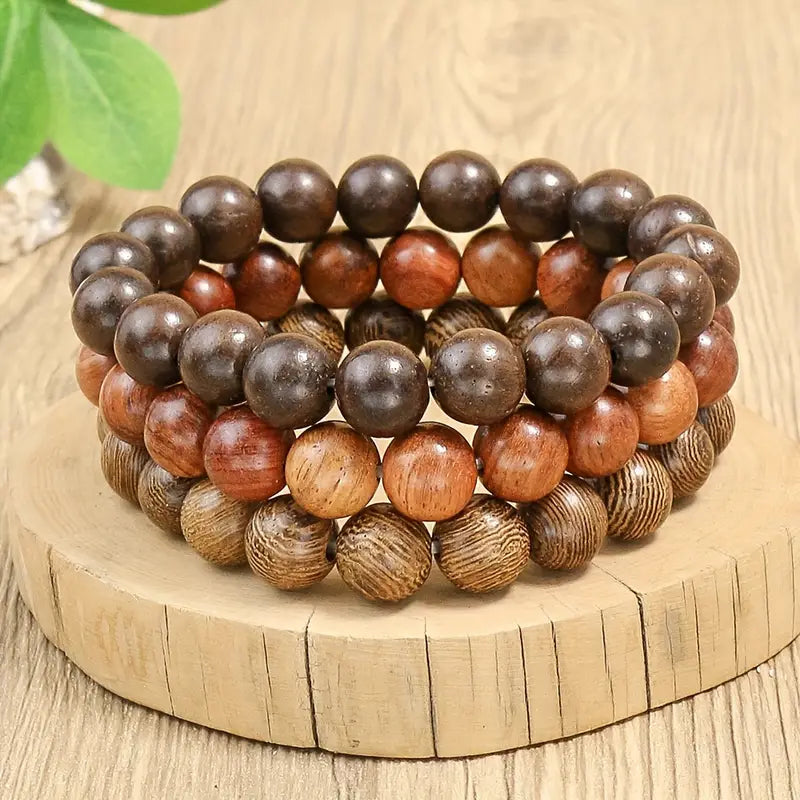 Wood Bead Bracelet