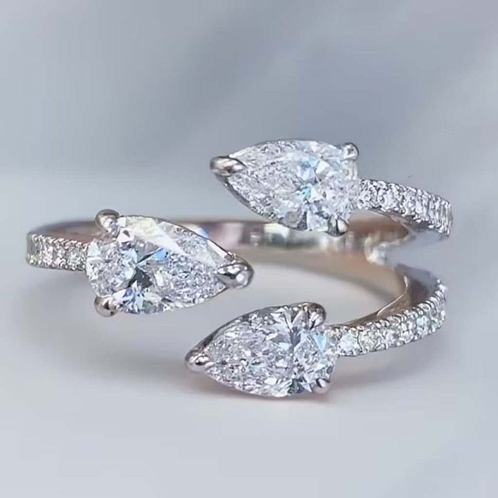 Triple Marquise Wrap Ring