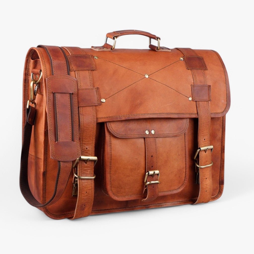 Timeless Crossbody Messenger Bag in 16 or 18-Inch