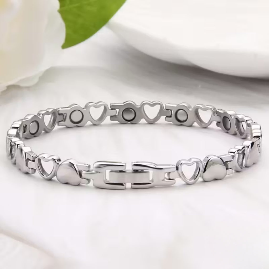 Hartjes-schakelarmband