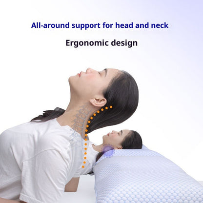 Cervical Memory Foam Pillow – Neck Support Bed Pillow with Breathable Cover