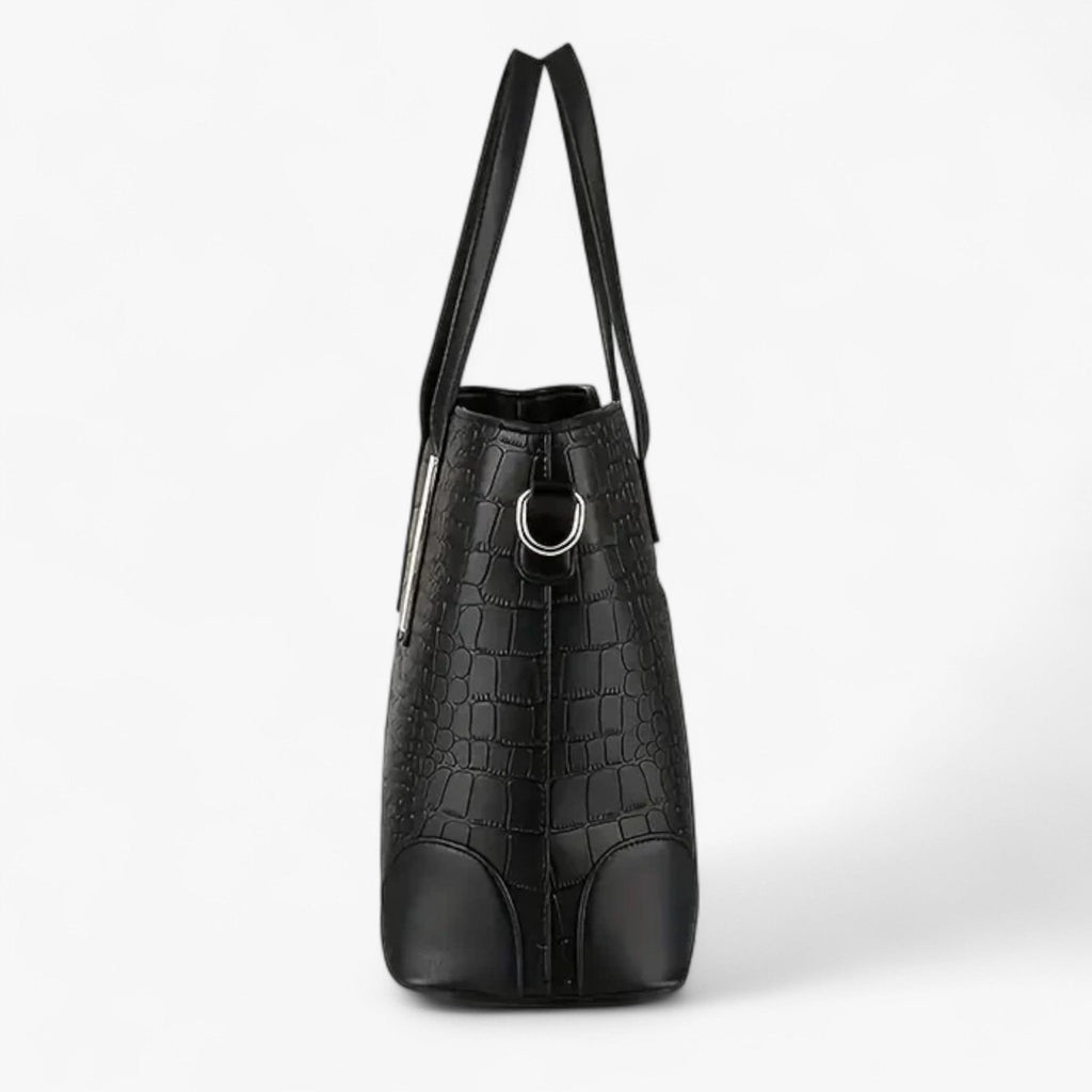 Premium PU Leather Structured Handbag for Work and Leisure