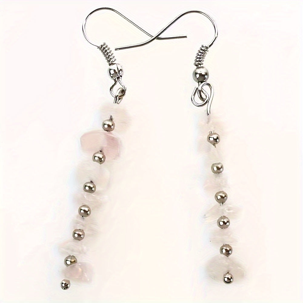 Boho Gemstone Drop Earrings in Many Stones