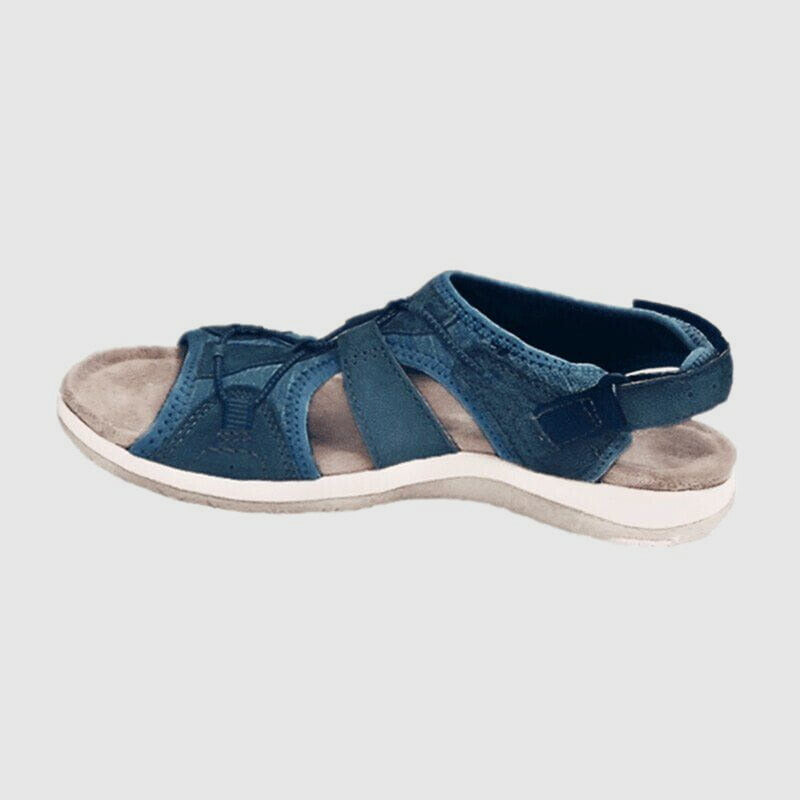 Cut-Out Strap Sport Flat Sandals