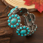 Vintage-Style Ethnic Turquoise Bracelet