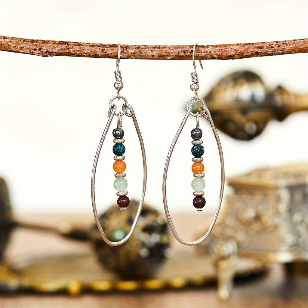 Boho druppeloorbellen met kralen