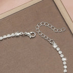 Rhinestone Butterfly Bracelet in Silver Tone