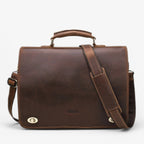 Men's Elegant Genuine Leather Business Briefcase
