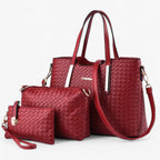 Premium PU Leather Structured Handbag for Work and Leisure
