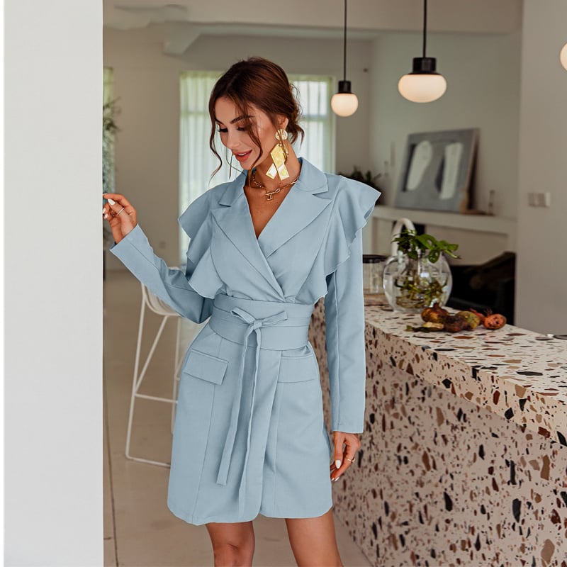 Long Sleeve Lace Detail Bodycon Dress