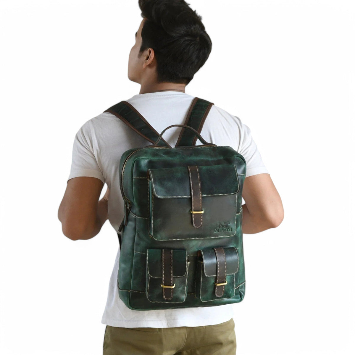 Timeless Luxurious Leather Everyday City Backpack