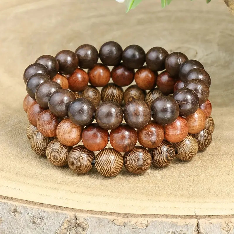Wood Bead Bracelet