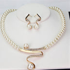 Wave Pearl Jewellery Set