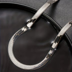 Stainless Steel Snake Chain Necklace in Three Lengths