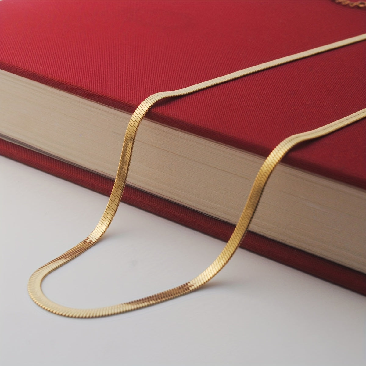 Stainless Steel Snake Chain Necklace in Three Lengths