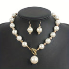 Chunky Pearl Necklace Set