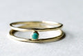 Vintage-Style Blue Zirconia Layered Silver-Tone Ring