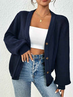 Longline Draped Cardigan for Layering Over Dresses