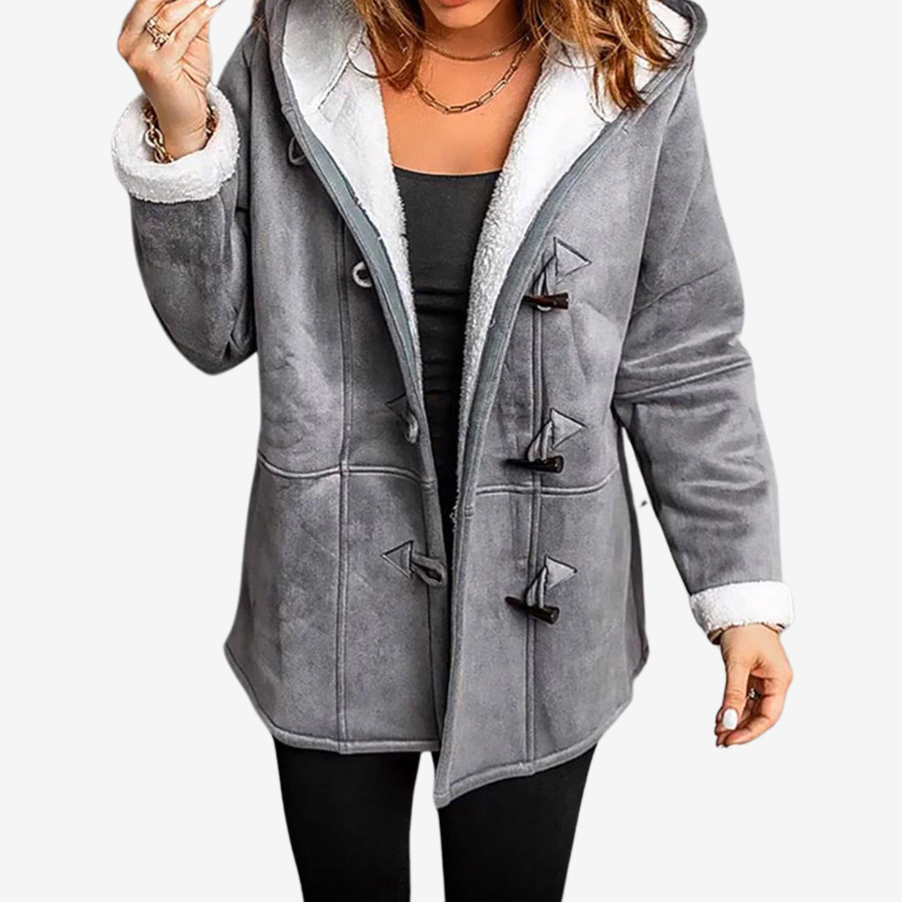 Water Repellent Fleece Lined Jacket with Button Front